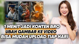 1 MENIT JADI Ubah Gambar Jadi Video Keren Untuk Konten YouTube Short - Cara Mudah Bikin Konten