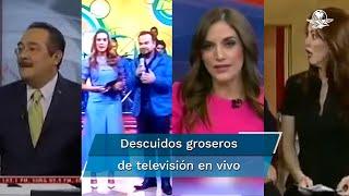 Se les escapan groserías en vivo conductores olvidan que estaban al aire