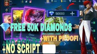 Script Free 50K diamonds Mobile legends