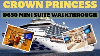 Crown Princess D630 Mini Suite Walkthrough