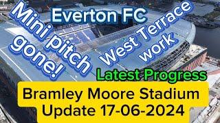 Everton FC New Stadium at Bramley Moore Dock Update 17th June 2024