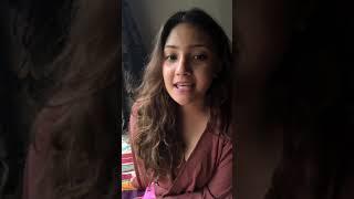 Aashika Sings Tera Ghata Song In Her Instagram Live video