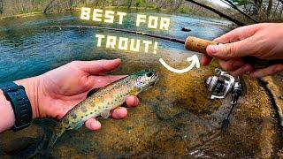 The BEST ULTRALIGHT Rod for Trout Fishing Okuma Celilo