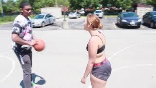 1v1 STRIP BASKETBALL CHALLENGE **she took them off**