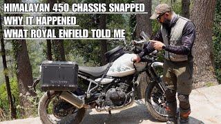 Why Did Himalayan 450 Chassis Break What I Learnt From Royal Enfield