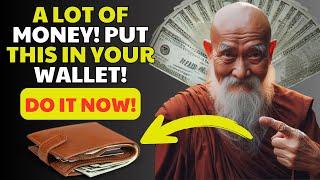 CARRY THIS IN YOUR PURSE OR WALLET AND WATCH MONEY FLOW TO YOU  BUDDHIST TEACHINGS