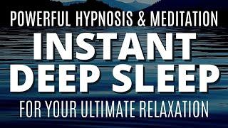 Very Strong   Sleep Hypnosis & Meditation to Fall Asleep Fast  Calm Your Busy Mind   Dark Screen