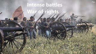 WAR OF RIGHTS - Skirmish Of East Woods No CommentaryFull battle