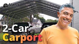 2-Car Carport Which One Is the Right For You?  Alans Factory Outlet