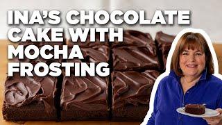 Ina Gartens Chocolate Cake with Mocha Frosting  Barefoot Contessa  Food Network