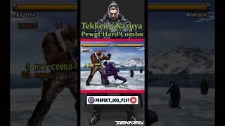 Kazuya Mishima Hardest Tekken 5  Pewgf Max Damage Combo #tekken