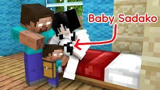 Monster School  Baby Herobrine Has a new Baby Sister ️ Minecraft Animation