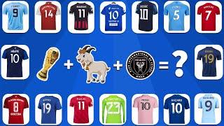 FULL 8 Guess the SONG EMOJI and JERSEY and Flag of FOOTBALL Player NeymarRonaldo Messi Haaland