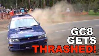 MAX ATTACK Subaru GC8 going mental on rally stages