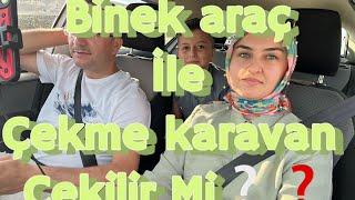 BİNEK ARAÇ İLE ÇEKME KARAVAN ÇEKİLİR Mİ 