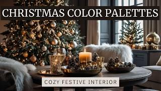 Christmas Color Palettes for Decorating a Cozy Festive Interior