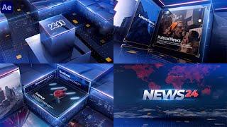 News Opener  After Effects Template  AE Templates