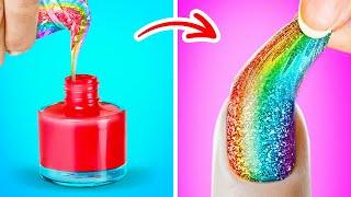 CUTE AND SIMPLE MAKEUP HACKS  Beauty and Hair Ideas by 123 GO Series