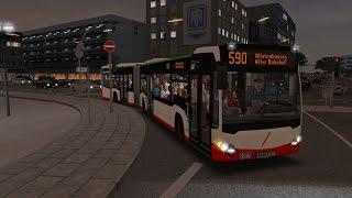 LETS PLAY OMSI 2  Mit dem Mercedes-Benz Citaro C2 G unterwegs in Waldhofen  Linie 590