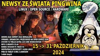 Linux Technews 15-31 Październik Microsoft-Alma Linux Miliard RISC-V Nvidia GPU Ubuntu 25.04 i inne