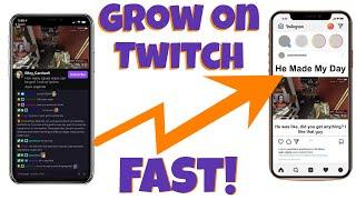 How To Grow Fast on Twitch 2020