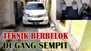 Cara mudah berbelok dan masuk di Gang sempit