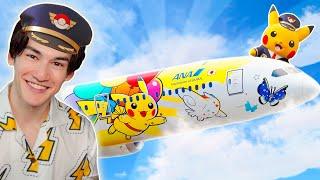 I Flew On A PIKACHU JET