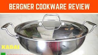 Hindi Bergner Stainless Steel Cookware Review Kadai with Lid after 3 Months Argent Try Ply