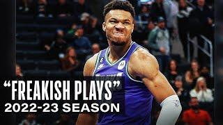 Giannis Antetokounmpos Most Freakish Plays of the 2022-23 NBA Season  #BestOfNBA