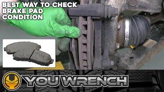 How to Check the Condition of Your Brake Pads without removing your wheel - QUICK & EASY