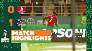 HIGHLIGHTS - Tunisia vs Namibia -MD1  ملخص مباراة تونس ونامبيا #TotalEnergiesAFCON2023