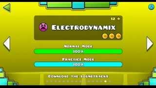 Geometry Dash level 15 - Electrodynamix 100%