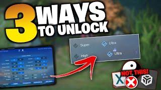 NEW 3 WAYS to ENABLE ULTRA GRAPHICS & ULTRA REFRESH RATE  Mobile Legends + No Root