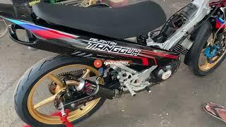 Gurihnya Suara Underbone 125Z Pejantan Tangguh Tunggangan Rere171 by R22 Jogja  Silincer Carbon