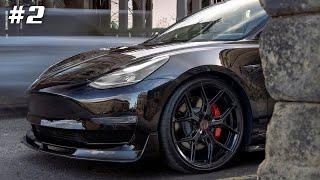 Tesla Model 3 TRANSFORMATION 2021 - Vorsteiner Eibach Vossen and more