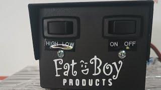 Fatboy 2p454 black With Highlow demonstration mobile amplifier