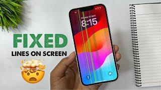How To Fix iPhone Lines On Screen  How To Fix Lines On iPhone Screen  Lines On iPhone Screen 