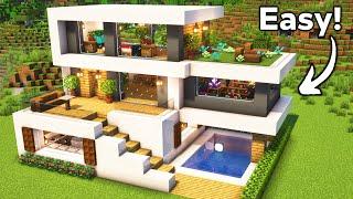 Minecraft Best Modern House Tutorial