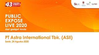 Public Expose LIve 2020 - PT Astra International Tbk. ASII