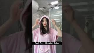 Product Link in Bio  # 1494  @MaviGadgets Soft Cozy Women Hooded Robe