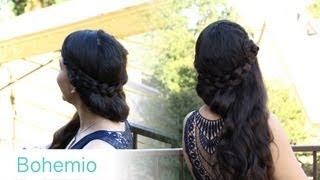 Peinado Bohemio  Bohemian hairstyle