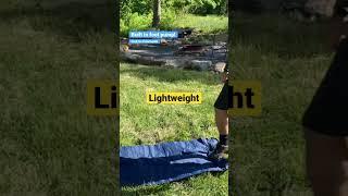 BEST Camping air mattress Built in foot pump #camping #campinggear