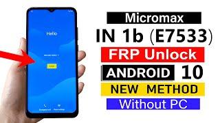 Micromax IN1b Google Account Bypass - ANDROID 10 without pc