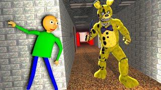 Animatronics at Baldis School Chasing Us FNAF Garrys Mod