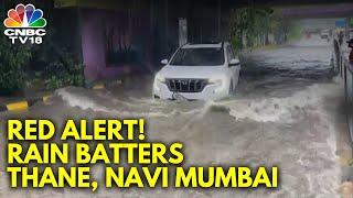 Mumbai Rain News Waterlogging In Thane Navi Mumbai Due To Heavy Rains NDRF Teams Deployed  N18V