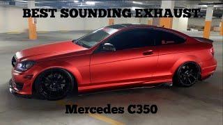 Full Modification List on a Mercedes C350 CRAZY EXHAUST + TUNE ON C CLASS w LOUD POPS