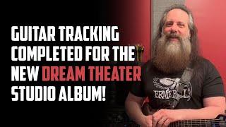 Guitar tracking officially completed for the new DREAM THEATER album