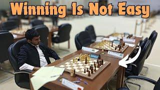 Nihal Sarin vs Mihail Nikitenko  Winning Is Not Easy   7th Sharjah Masters 2024