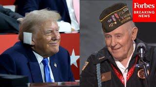 World War 2 Veteran At The RNC If Trump Were President Again I Would Go Back To Reenlist Today