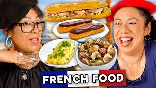 Mexican Moms try French Food
